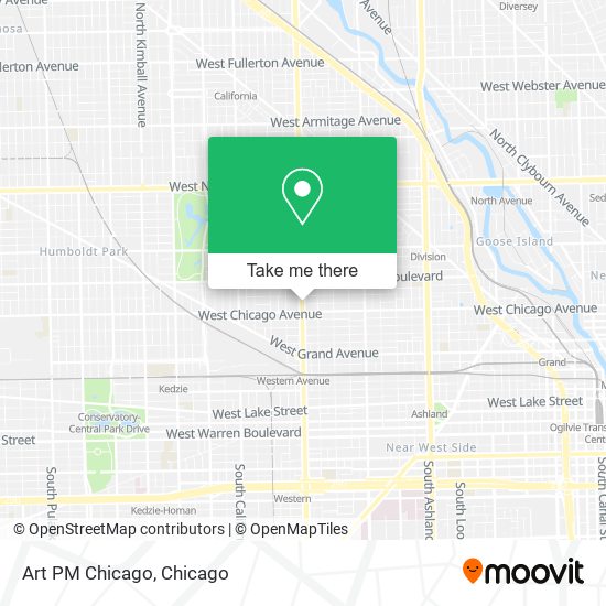 Mapa de Art PM Chicago