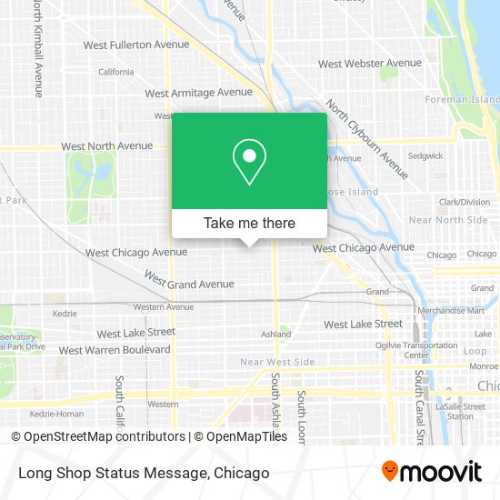 Mapa de Long Shop Status Message