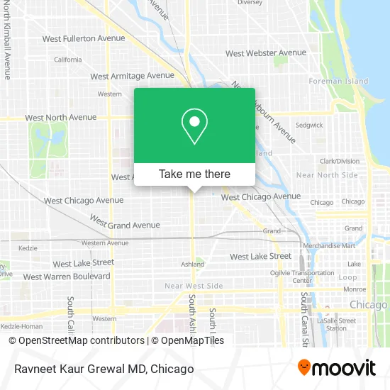 Ravneet Kaur Grewal MD map