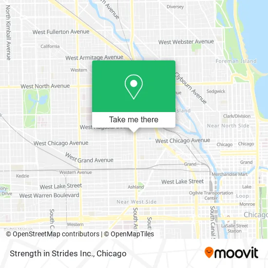 Strength in Strides Inc. map