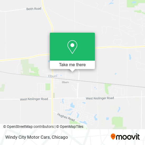 Windy City Motor Cars map