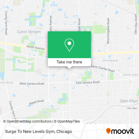 Surge To New Levels Gym map