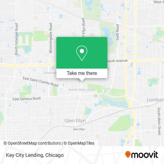 Key City Lending map