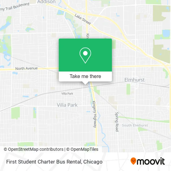 First Student Charter Bus Rental map