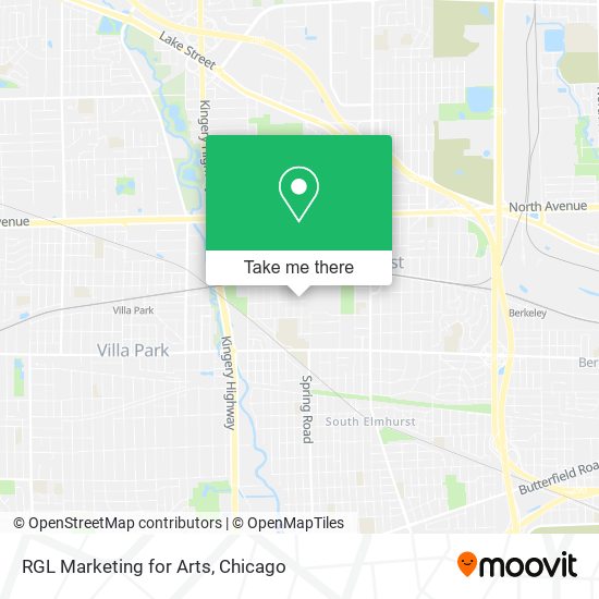 RGL Marketing for Arts map