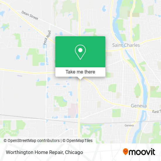Worthington Home Repair map