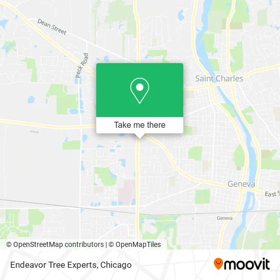Endeavor Tree Experts map