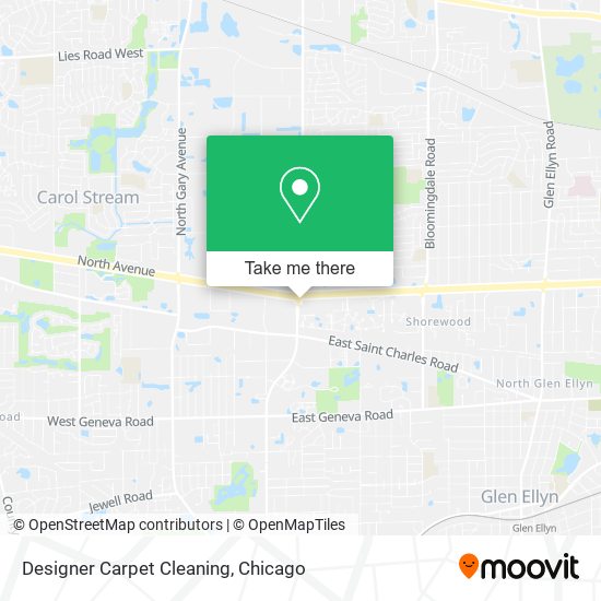 Designer Carpet Cleaning map