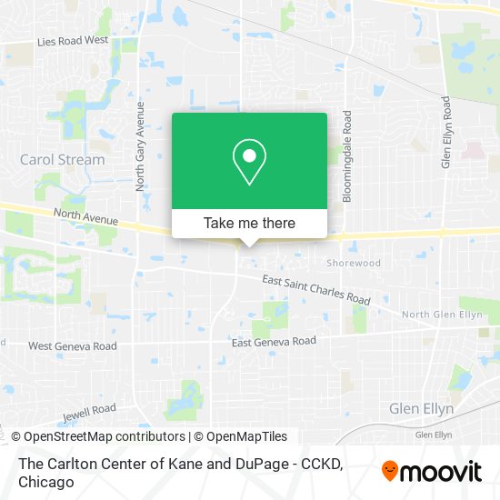 Mapa de The Carlton Center of Kane and DuPage - CCKD