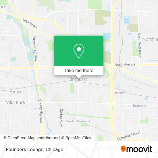 Founders Lounge map