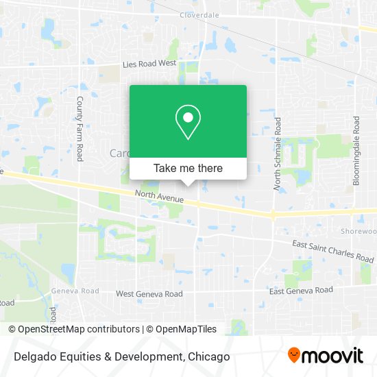 Delgado Equities & Development map