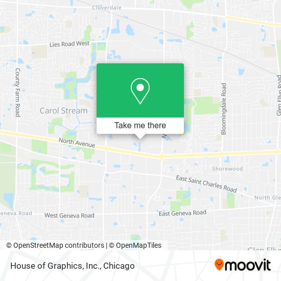 House of Graphics, Inc. map