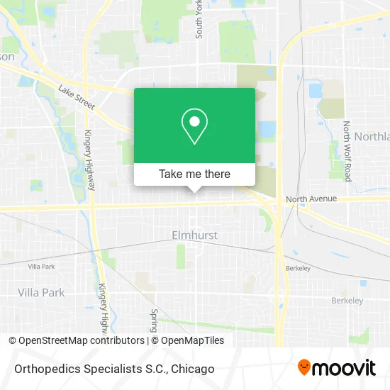 Orthopedics Specialists S.C. map