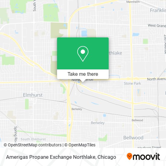 Amerigas Propane Exchange Northlake map