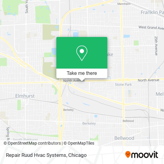 Repair Ruud Hvac Systems map