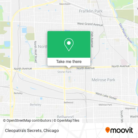 Cleopatra's Secrets map