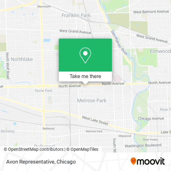 Avon Representative map