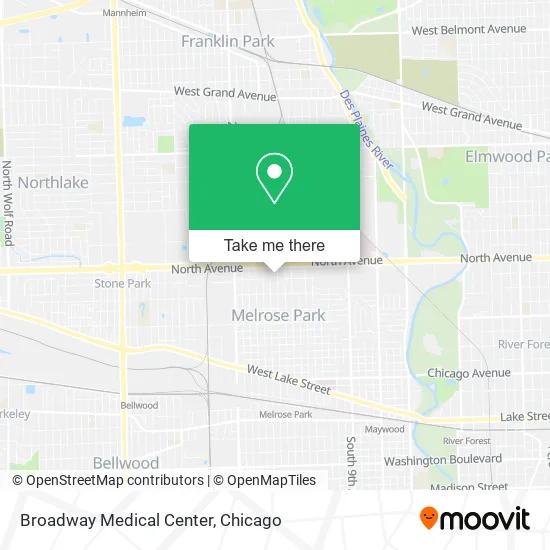 Mapa de Broadway Medical Center