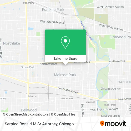 Serpico Ronald M Sr Attorney map