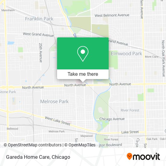 Gareda Home Care map