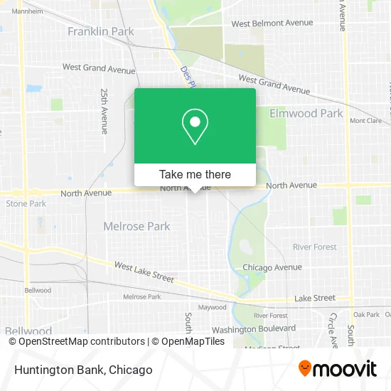 Huntington Bank map