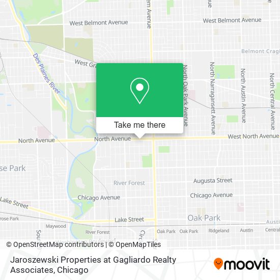 Jaroszewski Properties at Gagliardo Realty Associates map