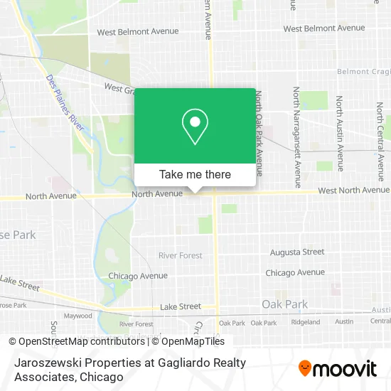 Jaroszewski Properties at Gagliardo Realty Associates map