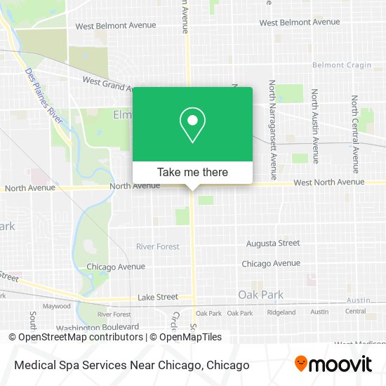 Mapa de Medical Spa Services Near Chicago