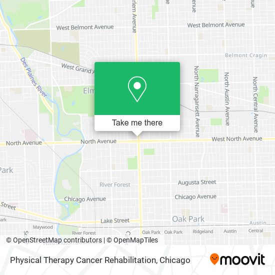 Physical Therapy Cancer Rehabilitation map