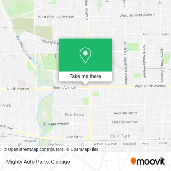 Mighty Auto Parts map