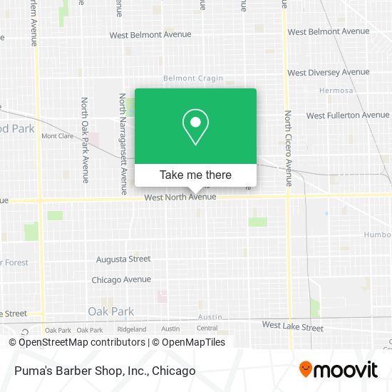 Puma's Barber Shop, Inc. map