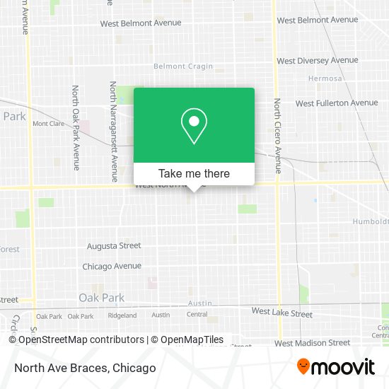 North Ave Braces map