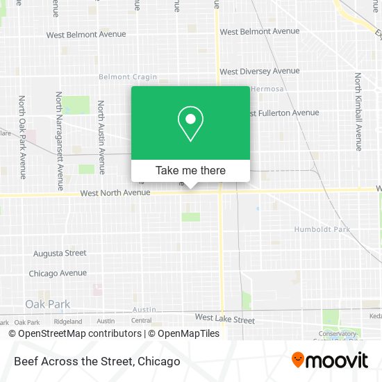 Mapa de Beef Across the Street