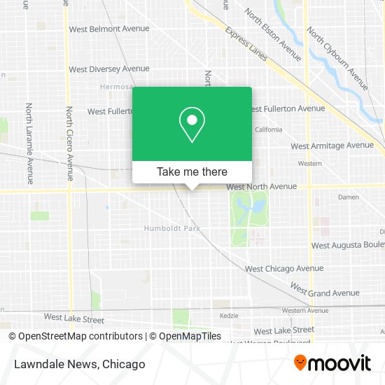 Lawndale News map