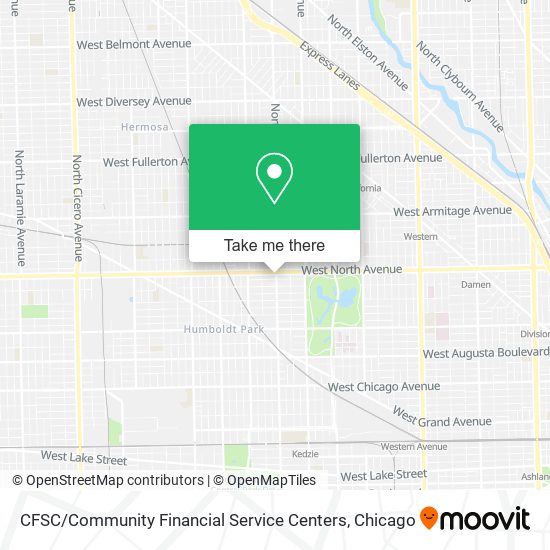 CFSC / Community Financial Service Centers map