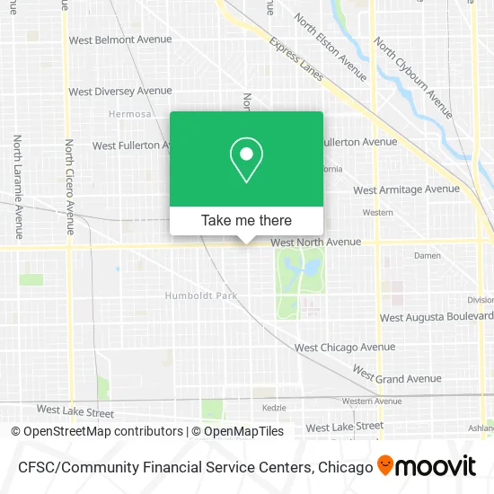 CFSC / Community Financial Service Centers map
