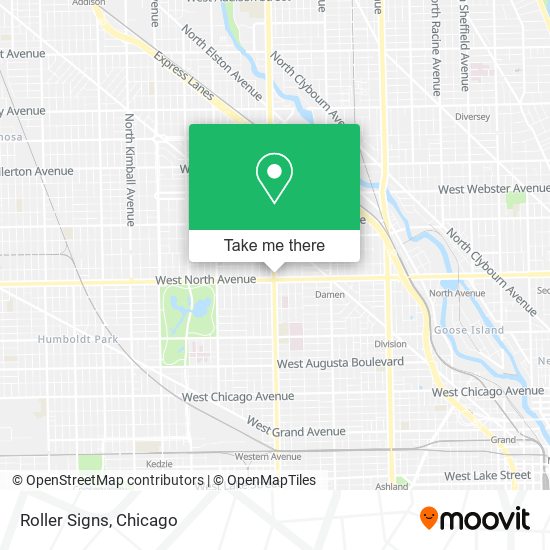 Mapa de Roller Signs