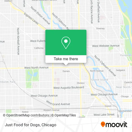 Just Food for Dogs map