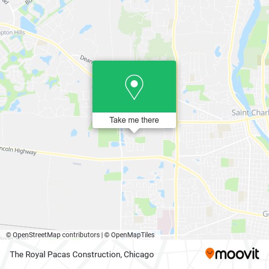 The Royal Pacas Construction map