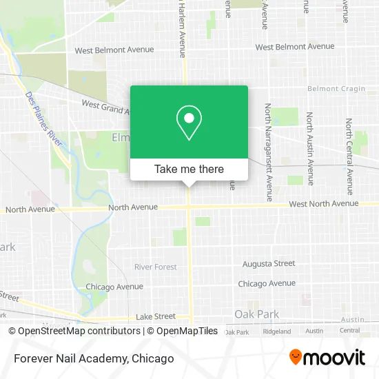 Forever Nail Academy map