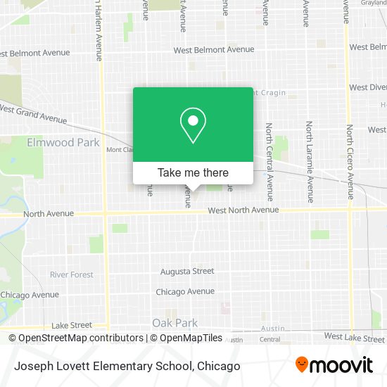 Mapa de Joseph Lovett Elementary School