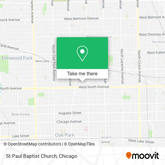 St Paul Baptist Church map