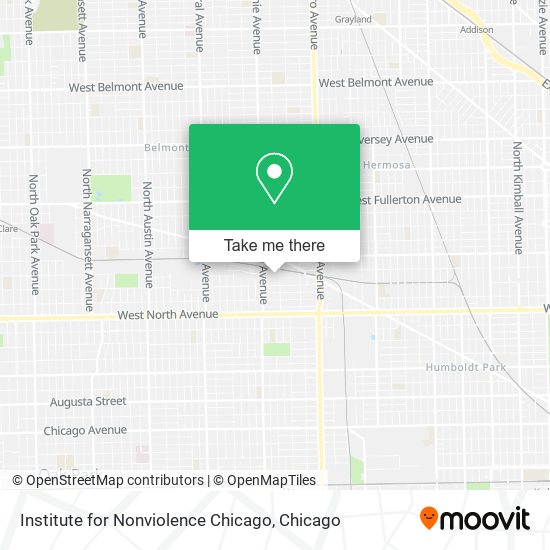 Mapa de Institute for Nonviolence Chicago