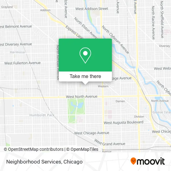 Neighborhood Services map
