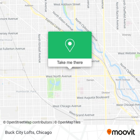 Buck City Lofts map