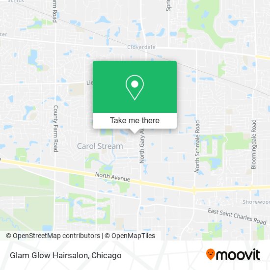 Mapa de Glam Glow Hairsalon