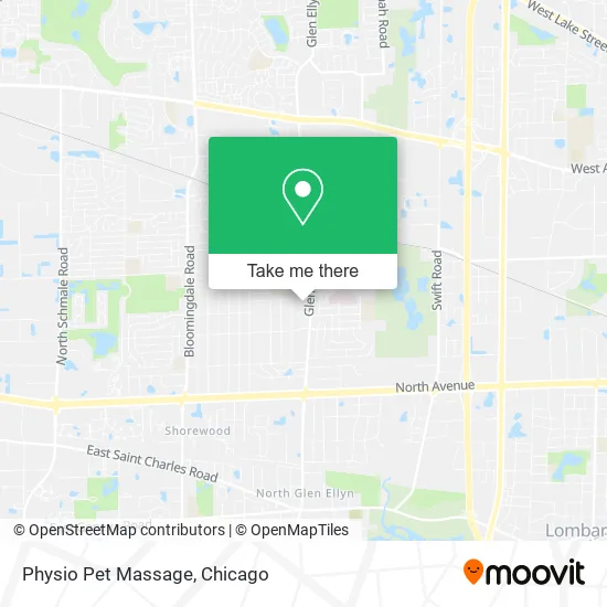 Mapa de Physio Pet Massage