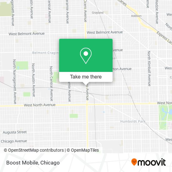 Mapa de Boost Mobile