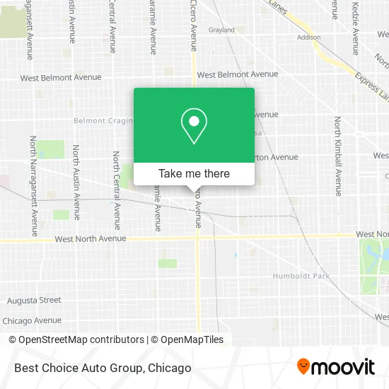 Mapa de Best Choice Auto Group