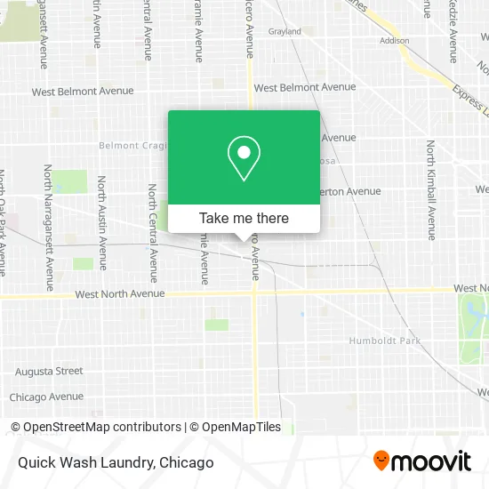 Mapa de Quick Wash Laundry